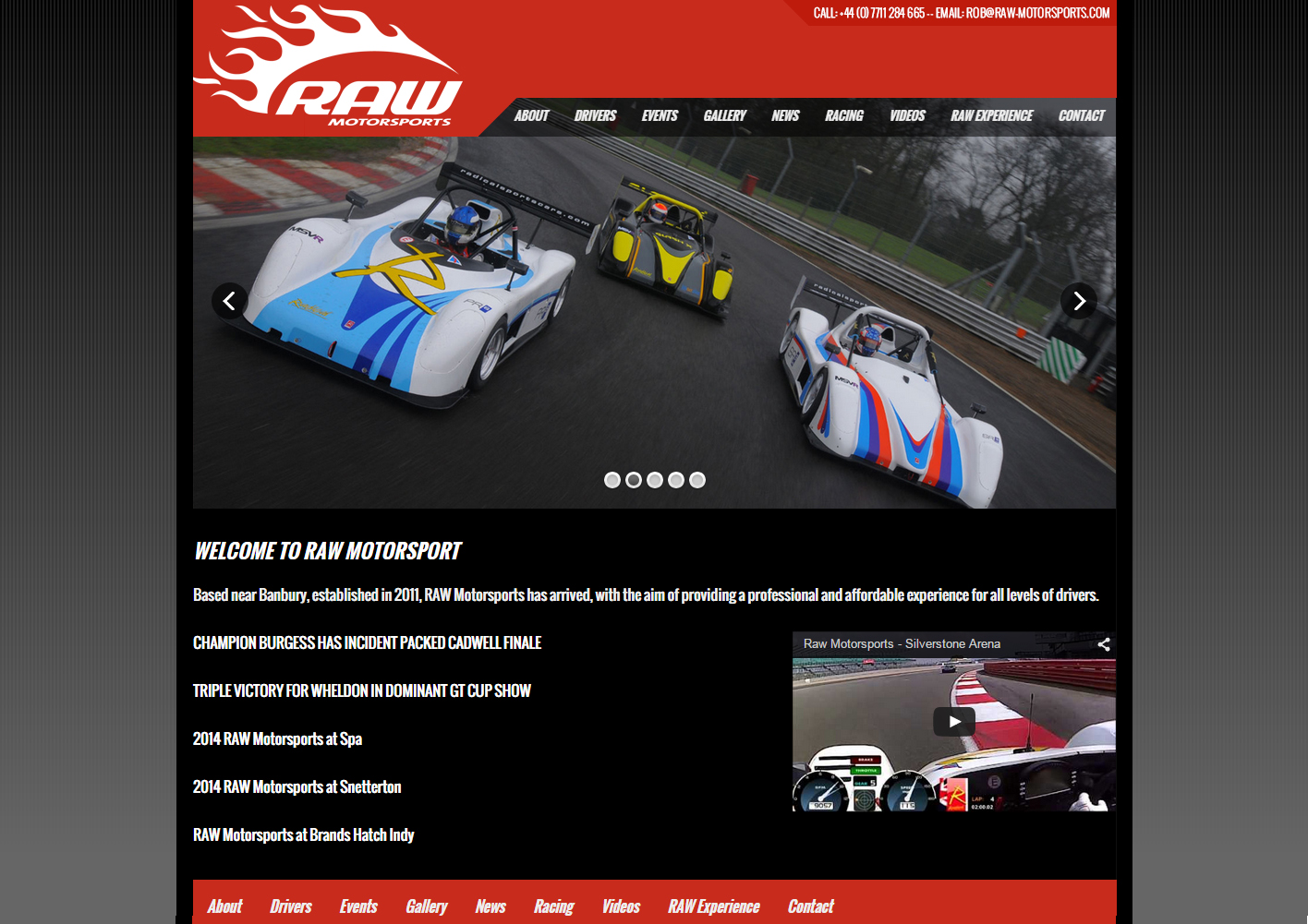 Raw Motorsports Award winning developer and speaker, with a passion